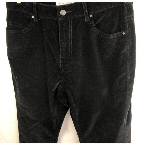 Kate Spade Ankle Velvet Broome St Women 6 New York Black Stretch Pants 28 - Picture 8 of 9
